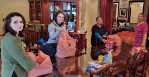 packing; winter; food; care bags