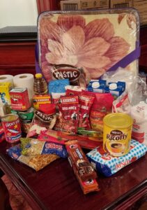 non-perishables; care bag; food drive